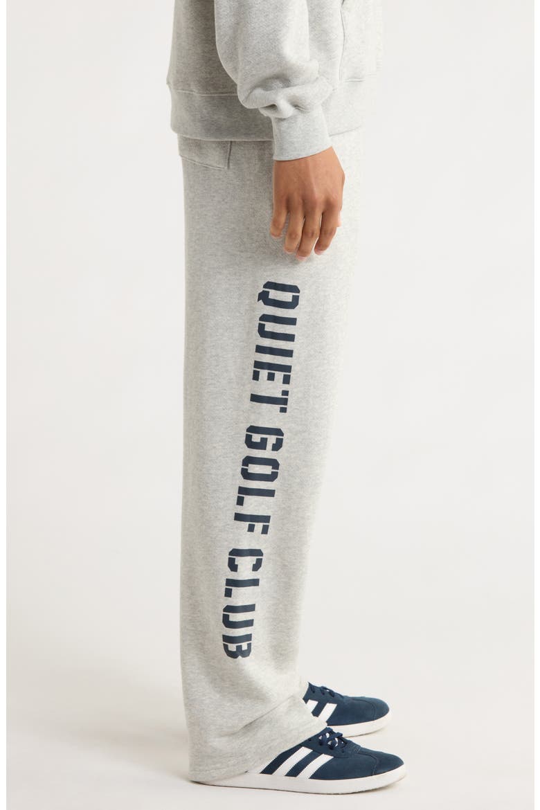 Stencil Logo Cotton Sweatpants, Alternate, color, ASH