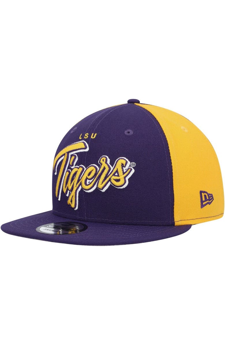 New Era Men's New Era  Purple LSU Tigers Outright 9FIFTY Snapback Hat, Alternate, color, Purple