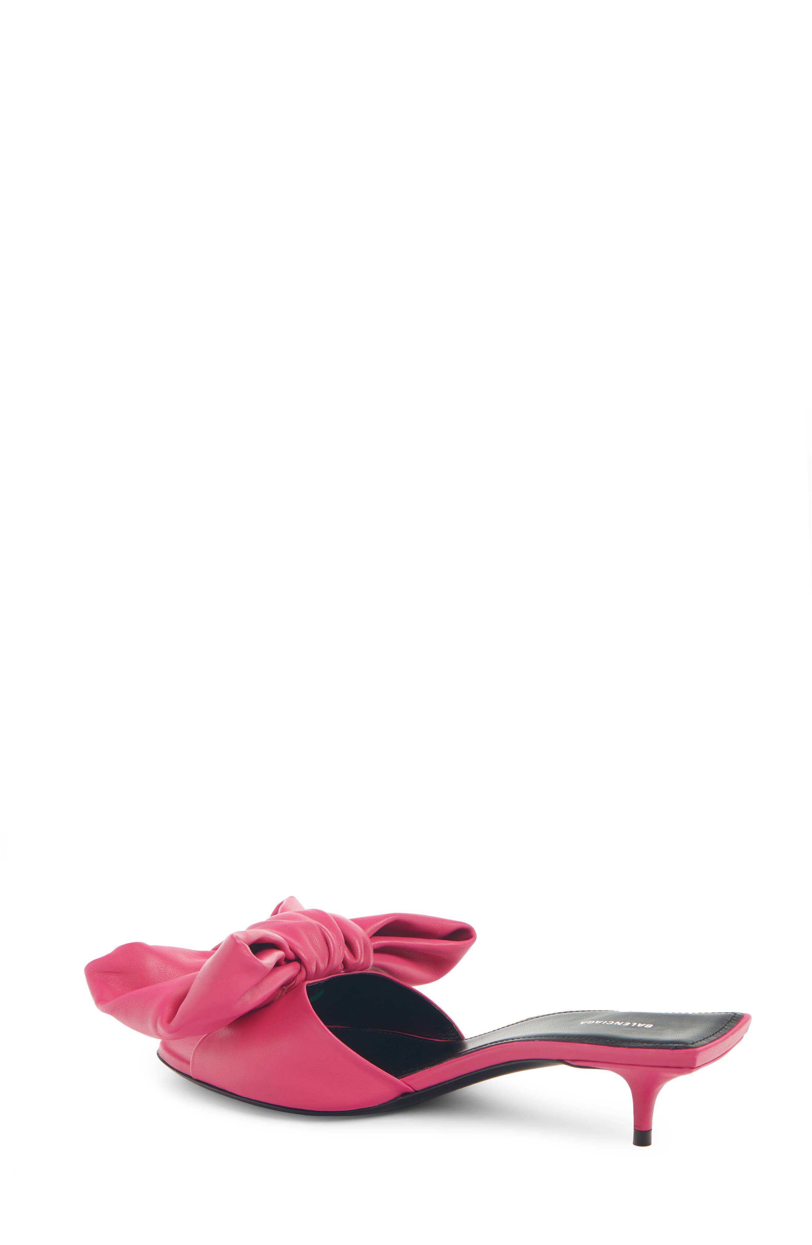 Balenciaga Bow Slide Sandal, Alternate, color, 