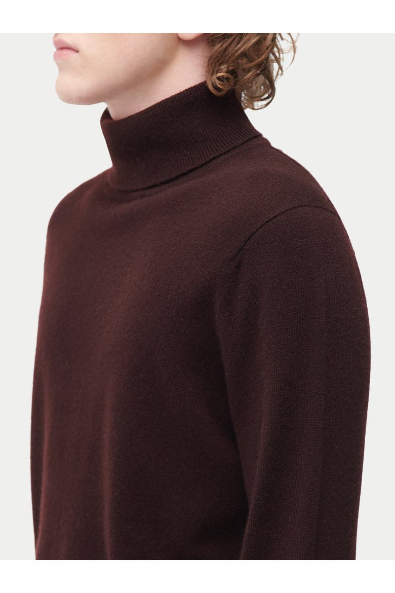 Essential Turtleneck Cashmere Sweater, Alternate, color, coffee bean