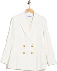 Veronica Beard Dale Linen Blend Dickey Jacket