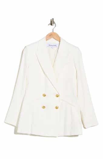 Veronica Beard Dale Linen Blend Dickey Jacket