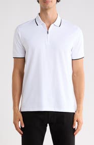 DKNY SPORTSWEAR Zip Polo