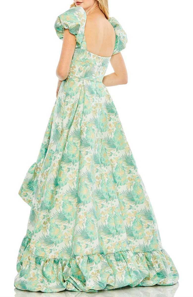 Embroidered Dress ABYOVRT Women Floral Embroidered Maxi Dress Long Puff Sleeve Square Neck Bohemian Flowy Dress With Pockets Smocked Fall Dress (Green,L Free People Dress Dupes