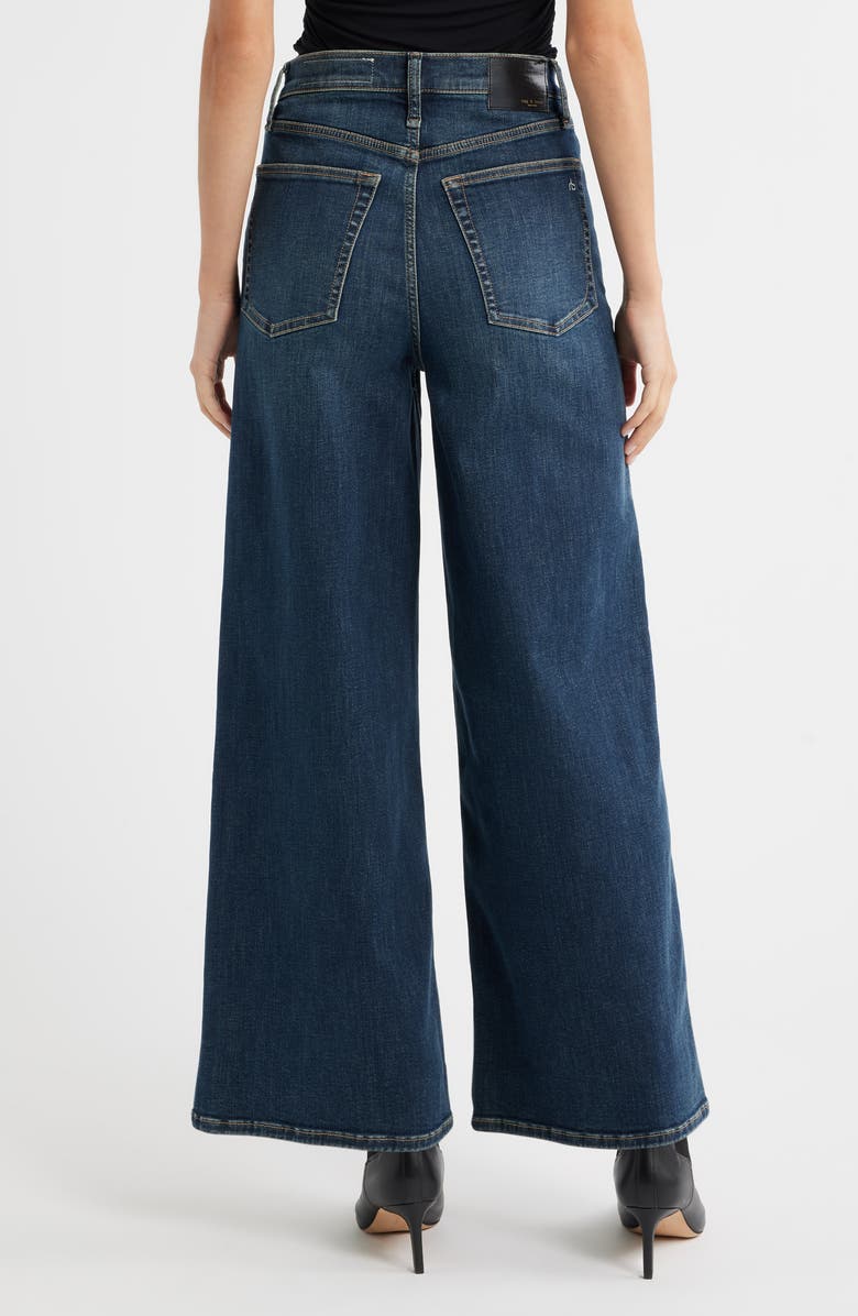 rag & bone Flexi Sofie High Waist Wide Leg Jeans, Alternate, color, Ness