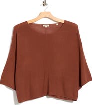 MAX STUDIO Textured Dolman Sleeve Sweater