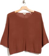 MAX STUDIO Textured Dolman Sleeve Sweater