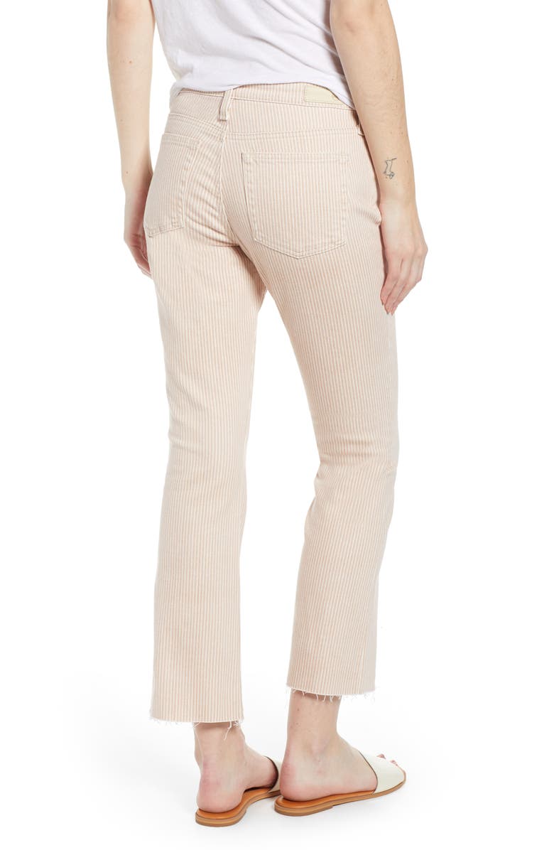 AG Jodi Pinstripe High Waist Crop Flare Jeans, Alternate, color, Twiggy St Fresh