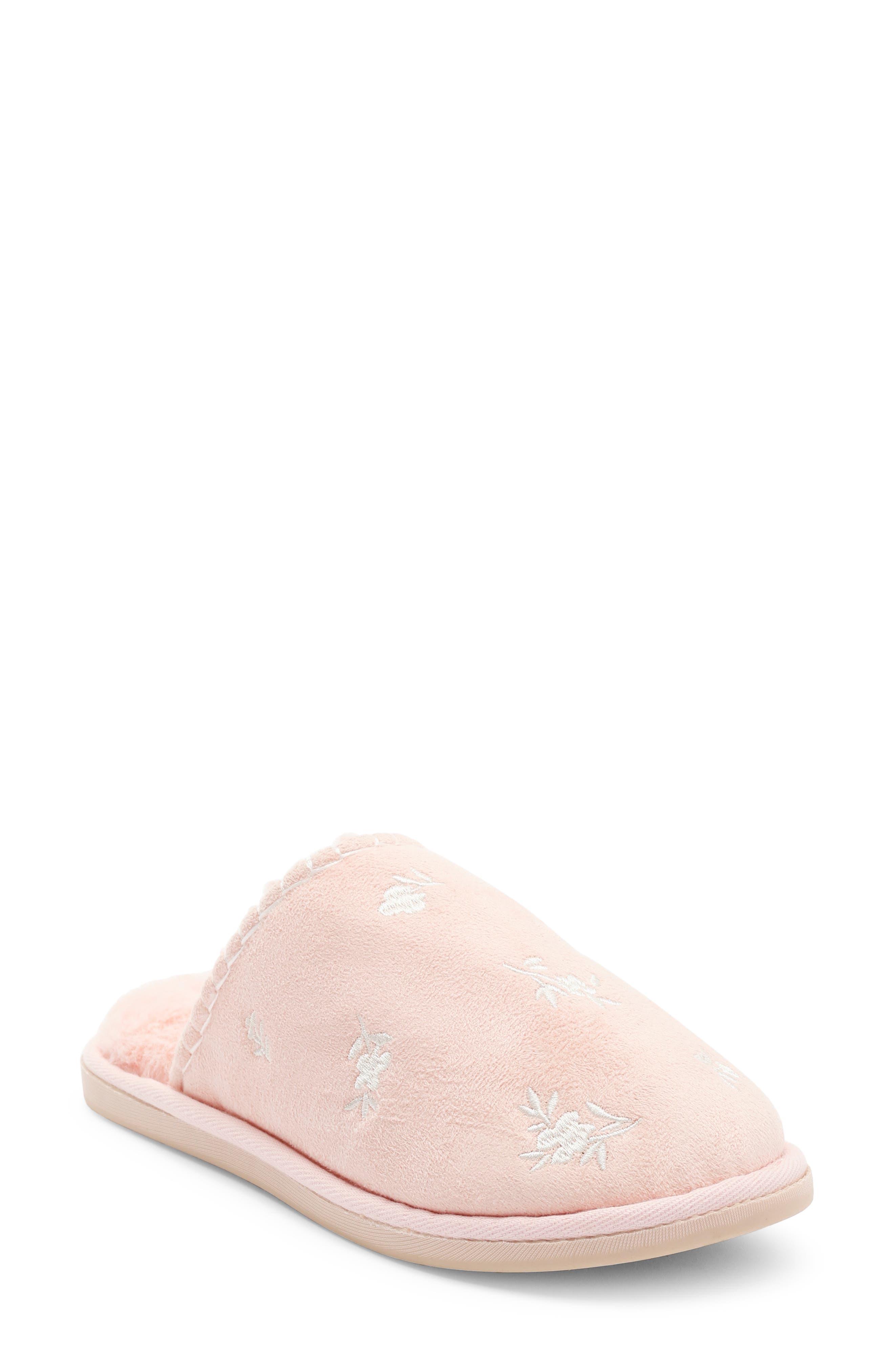 Børn Floral Embroidered Scuff Slipper