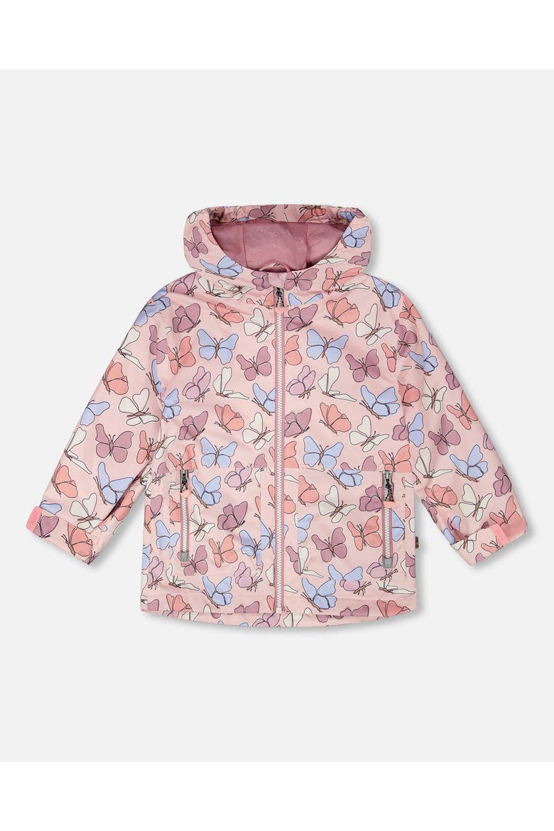 Mid-Season Butterflies Jacket, Main, color, Pink Printed Butterflies