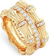 Anabel Aram Jewelry Bamboo Texture Stack Ring