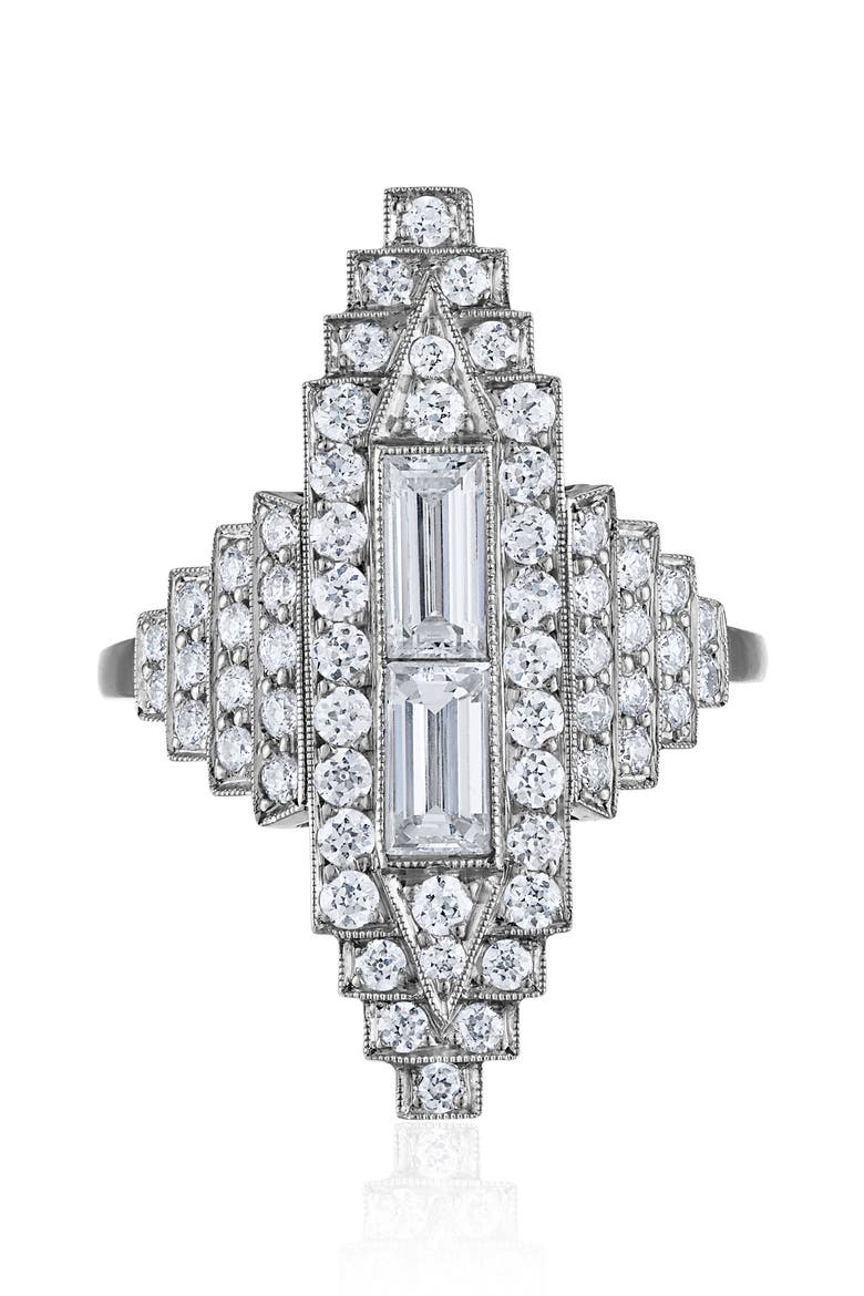 All Diamond Empire Ring, Alternate, color, PLATINUM/ DIAMOND