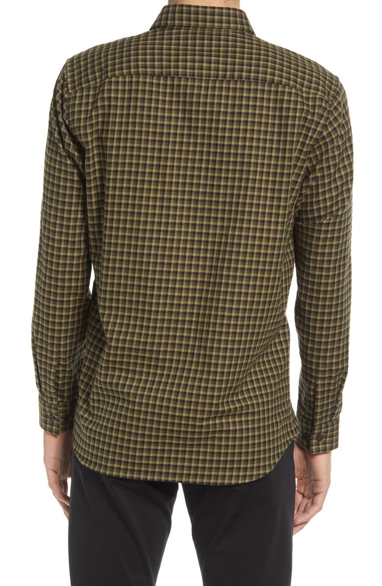 Theory Irving Windham Twill Button-Up Shirt, Alternate, color, Capulet