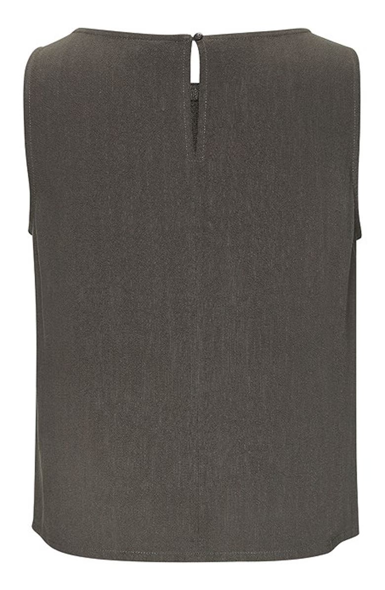 LASCANA Women's Sleeveless Linen Blouse, Alternate, color, Olive