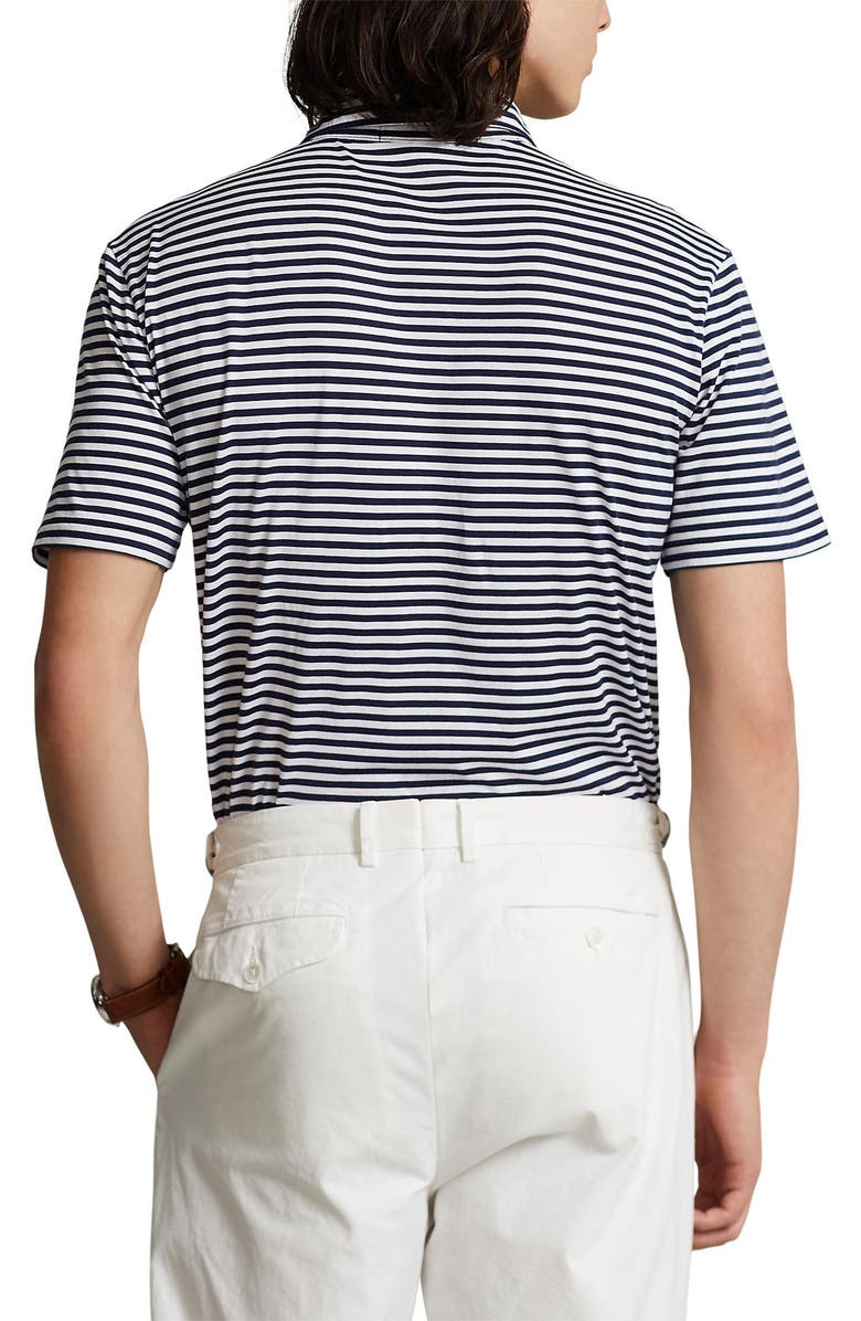 Polo Ralph Lauren Stripe Lisle Polo, Alternate, color, 