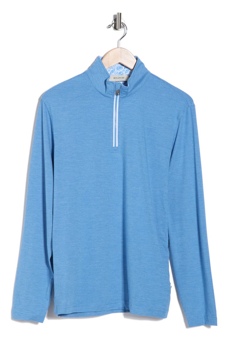 Quarter Zip Performance Pullover, Alternate, color, CLASSIC BLUE