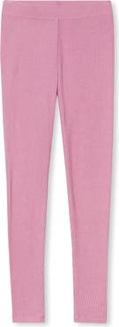 Lands' End Girls Ribbed Knit Leggings