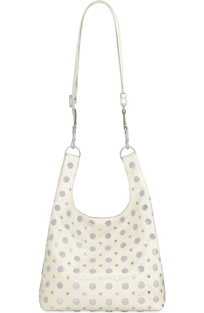 Rebecca Minkoff Ayla Studded Shopper Tote, Main, color, Porcelain
