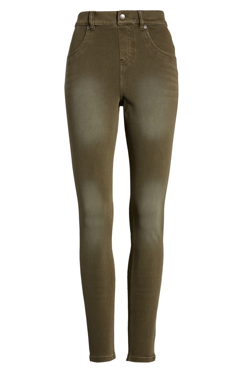 Hue AZ Ultrasoft Denim Leggings, Alternate, color, Faded Forest Wash