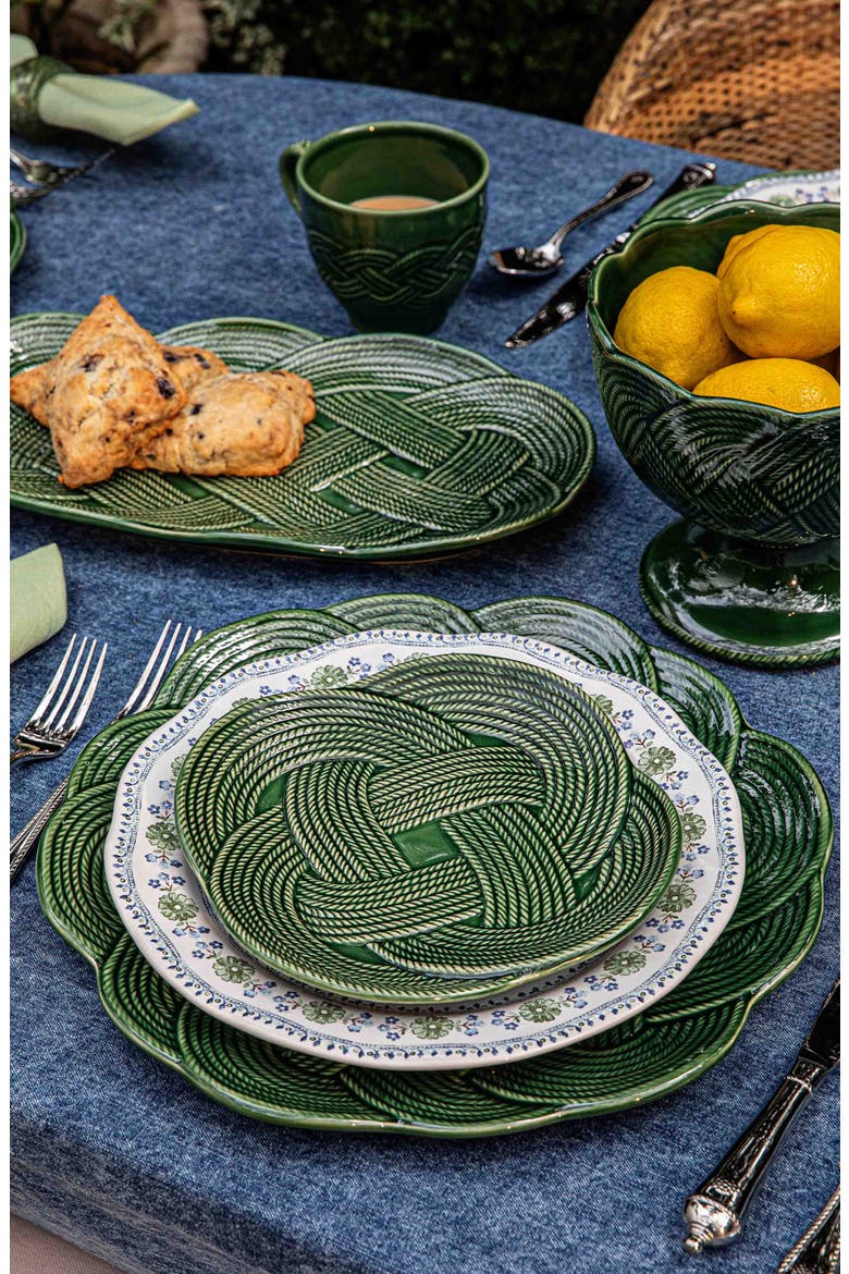 Le Panier Mystic Knot Dessert/Salad Plate, Alternate, color, BASIL