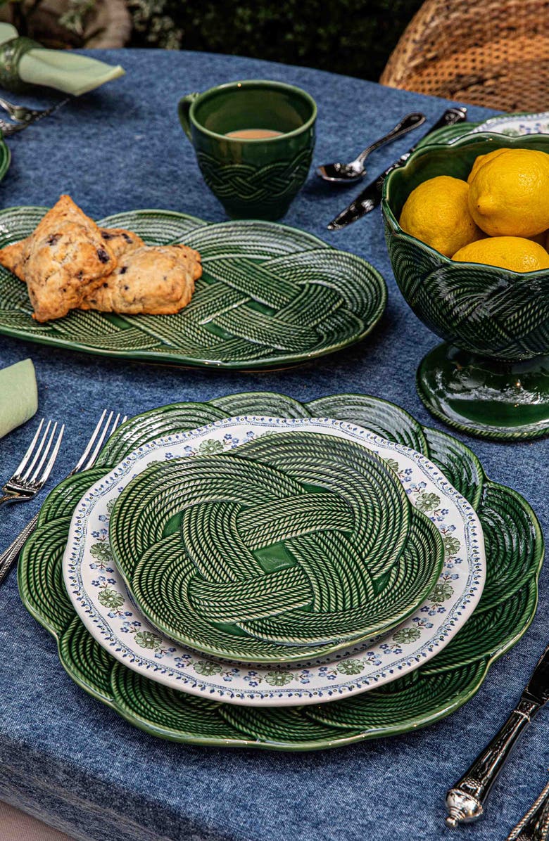 Juliska Le Panier Mystic Knot Dessert/Salad Plate, Alternate, color, Basil