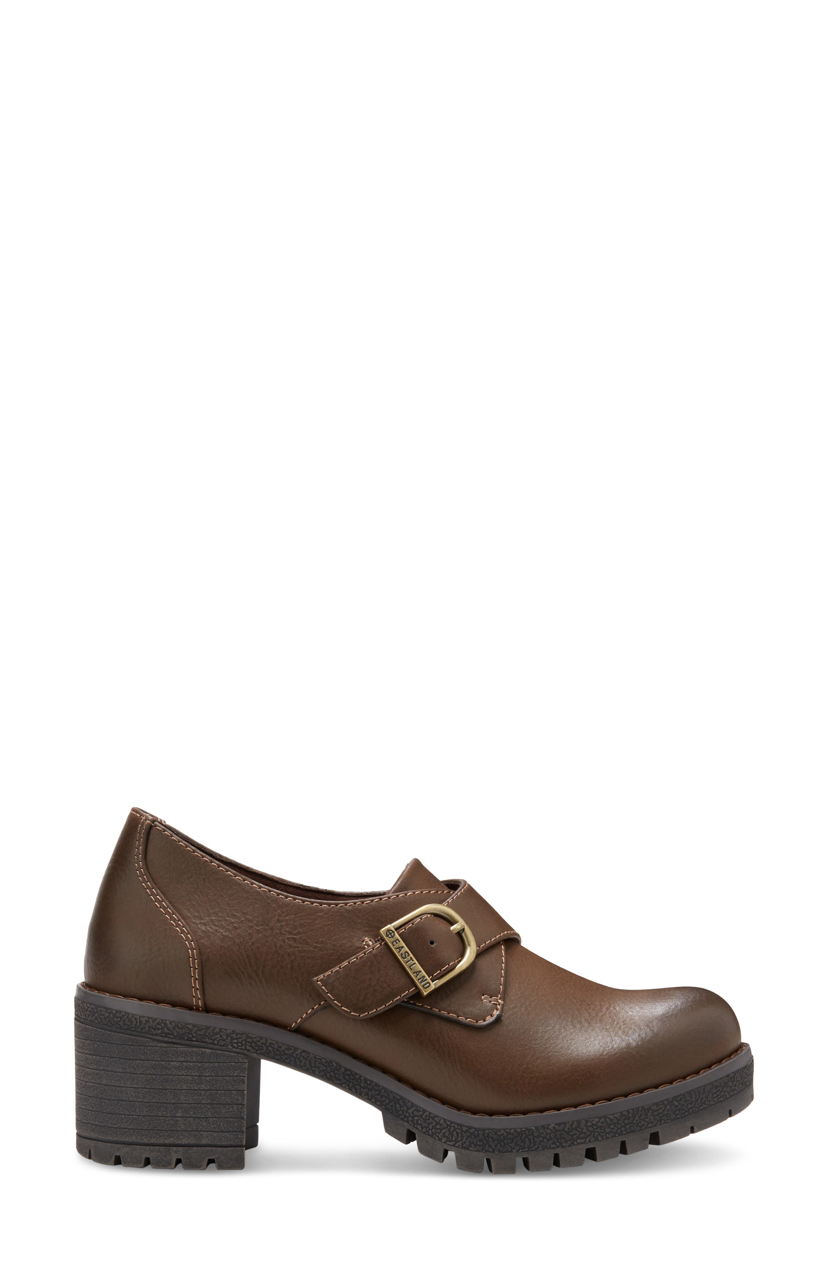 Eastland Nadia Buckle Loafer, Alternate, color, Brown