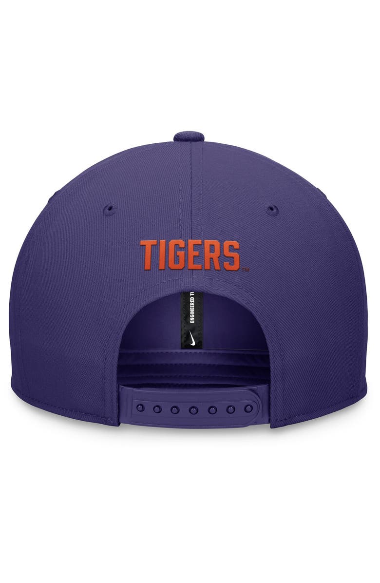 Nike Men's Nike Purple Clemson Tigers Primetime Pro Snapback Hat, Alternate, color, Purple