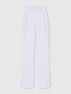 Missoni Classic Trousers In Cotton And Viscose Tone-on-tone Zig Zag