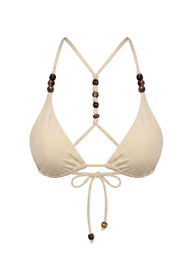 Rita Racerback Bikini Top, Alternate, color, Lemon