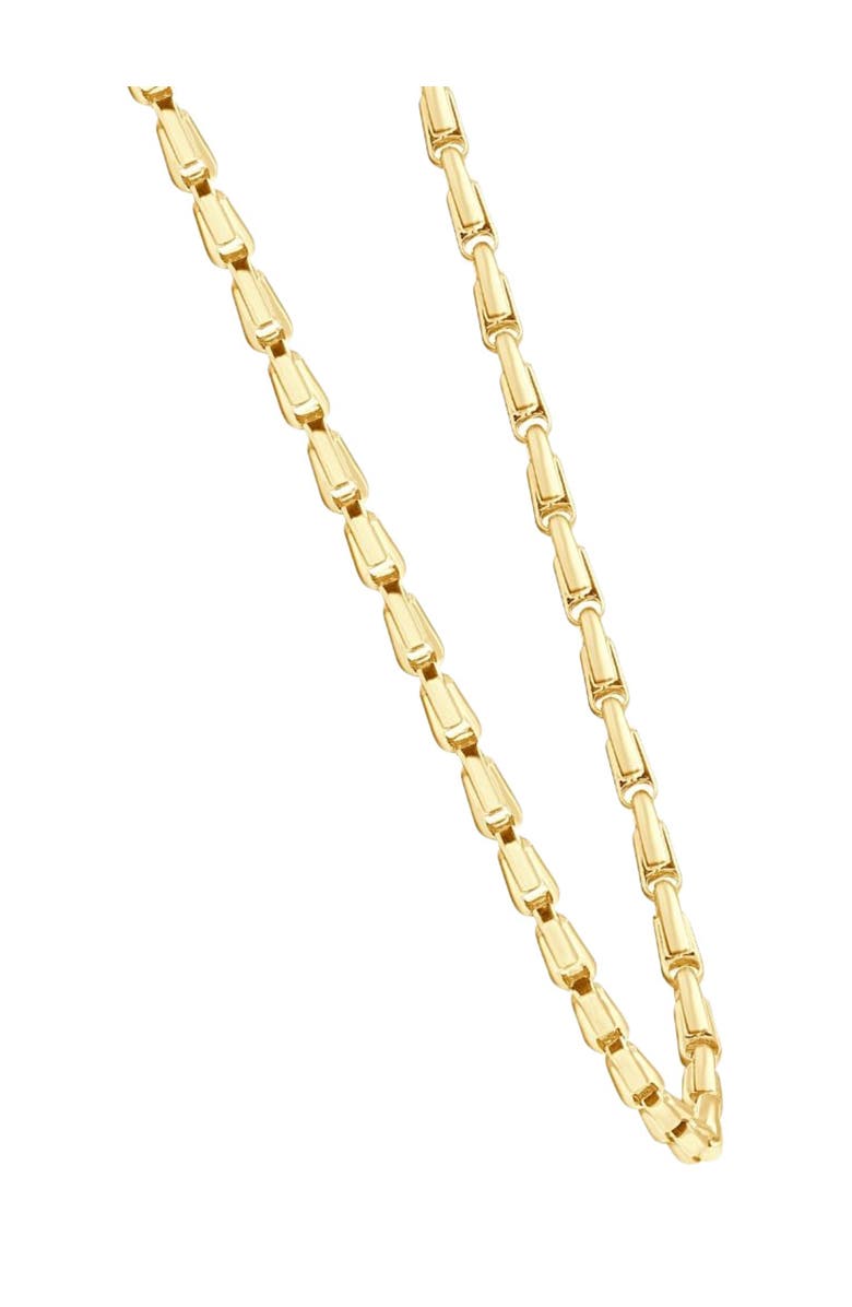 Bliss Diamond 14k Gold Women's 24" Chain Necklace 15 Grams 4.5mm Thick, Alternate, color, 14K Yellow Gold