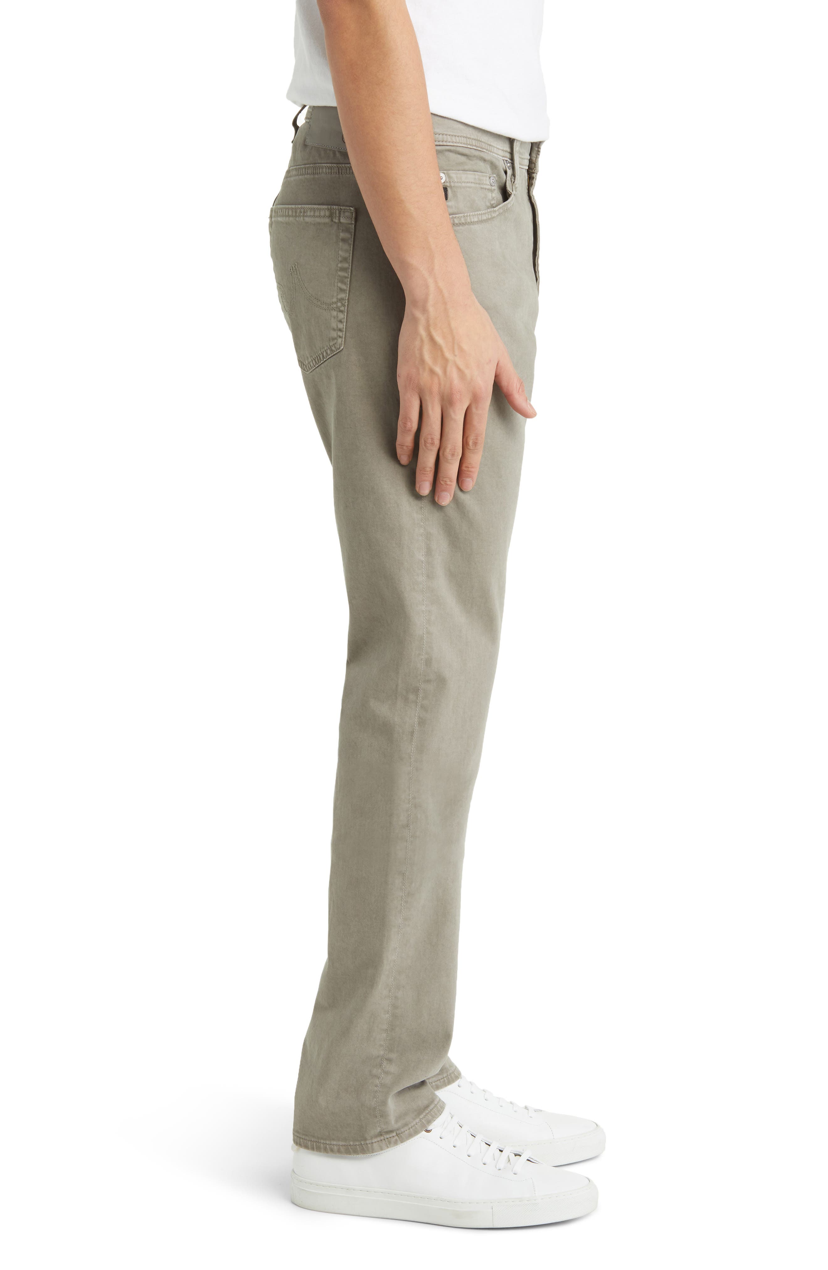 Мужские AG Everett Stretch Sateen Slim Straight Pants — фото 3
