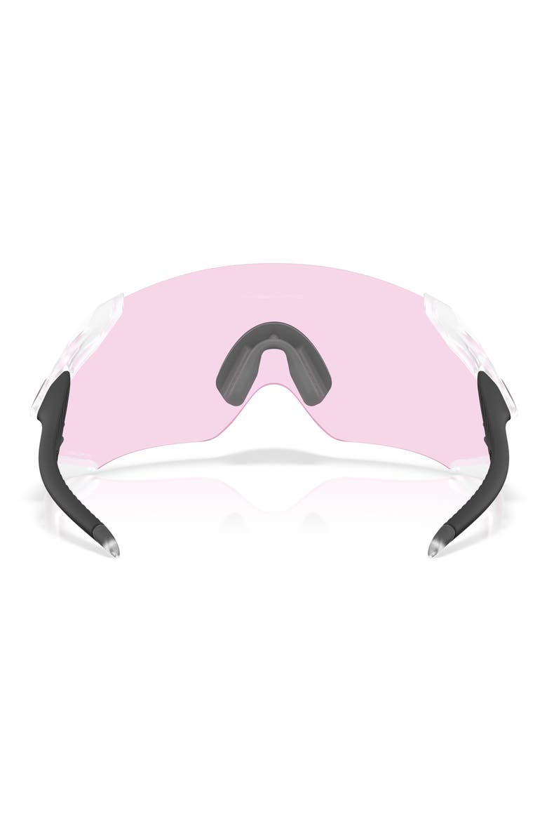 Velo Kato 52mm Rectangle Shield Sunglasses, Alternate, color, MATTE CLEAR / PRIZM LOW LIGHT
