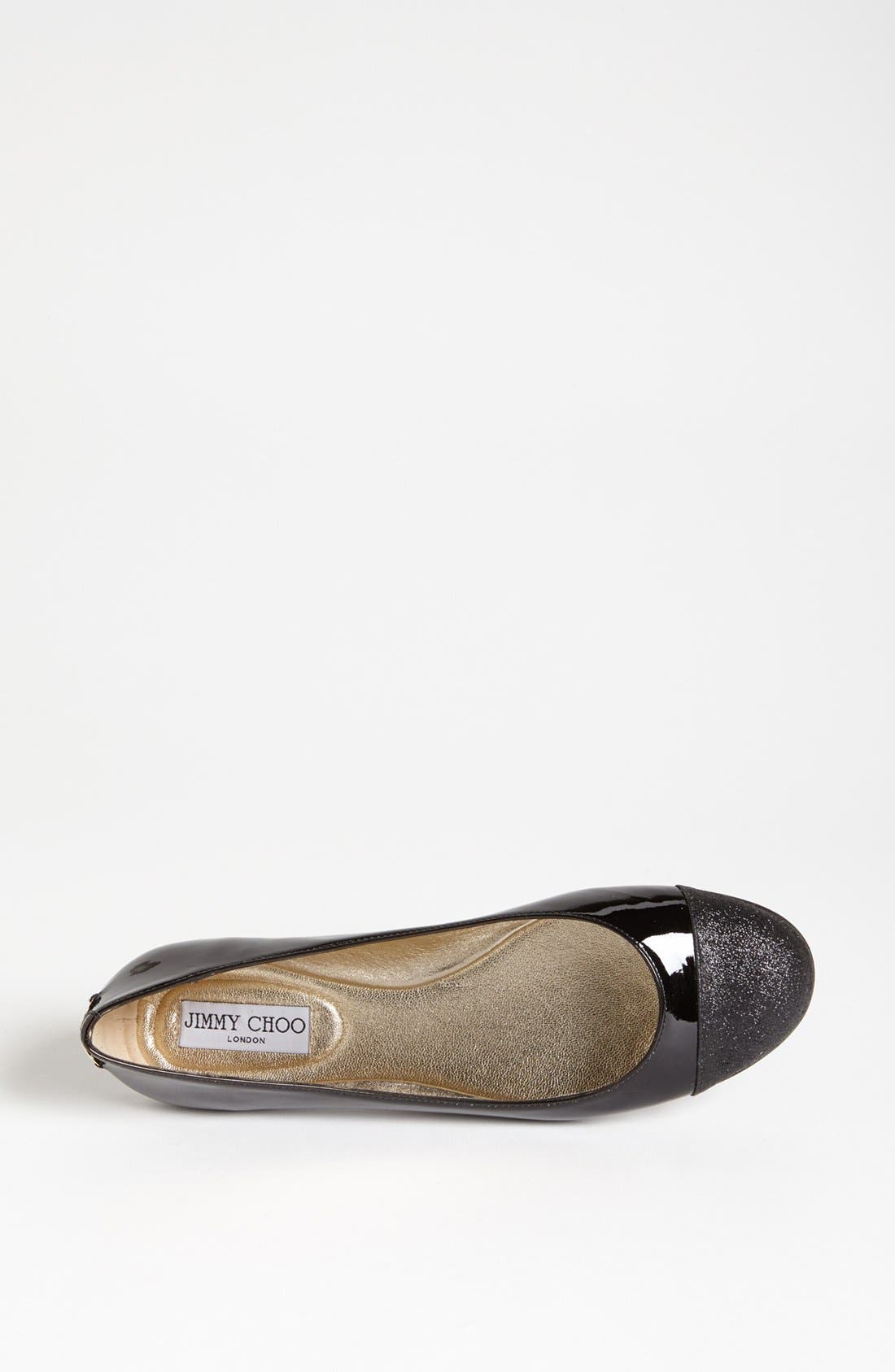 'Whirl' Ballet Flat, Alternate, color, BLACK