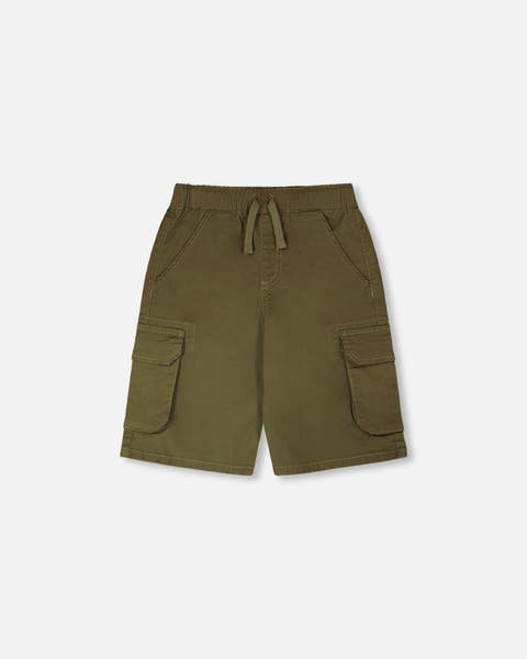 Stretch Twill Bermuda with Cargo Pockets (Toddler, Little Kid & Big Kid)