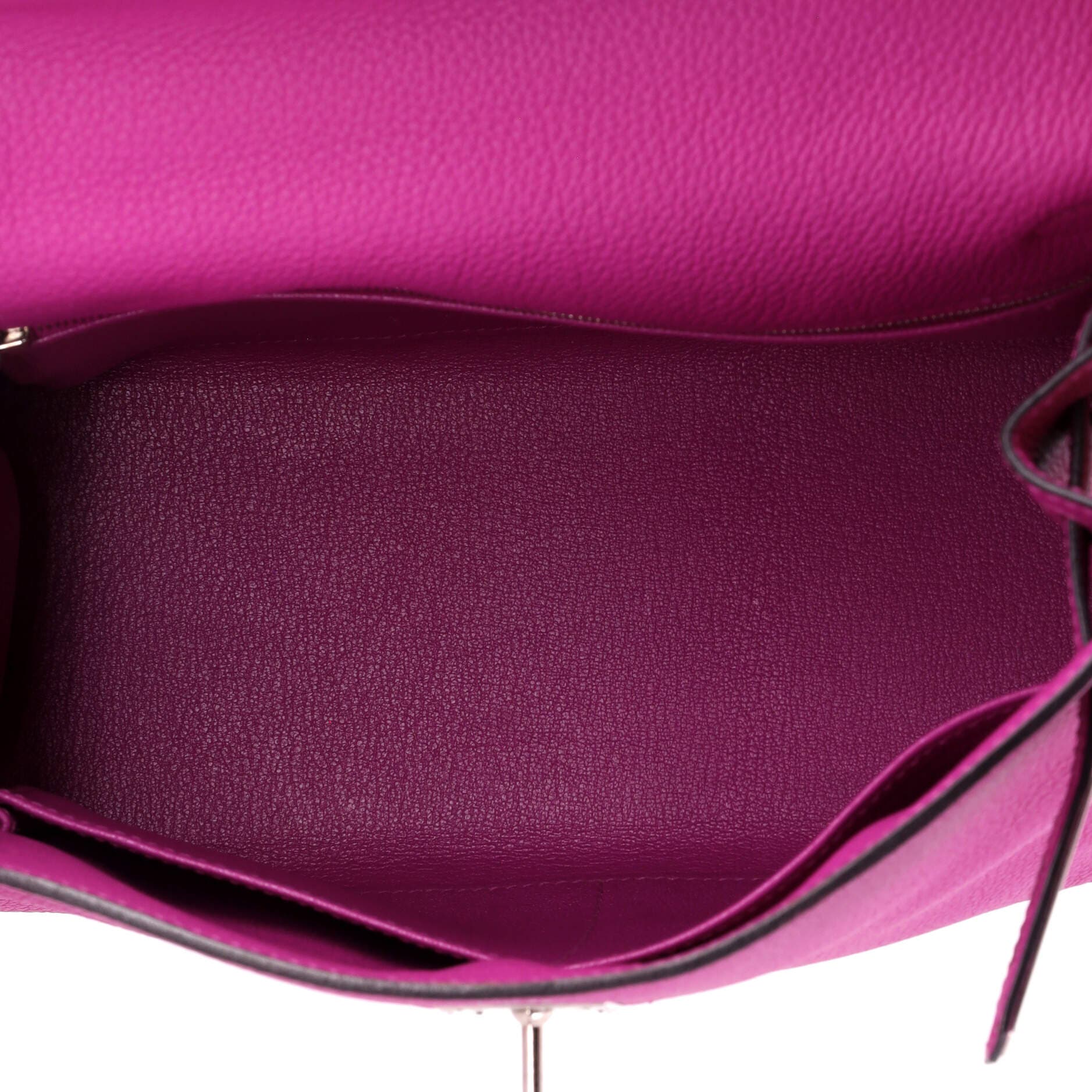 Kelly Handbag Pink Togo with Palladium Hardware 28, Alternate, color, Rose Pourpre