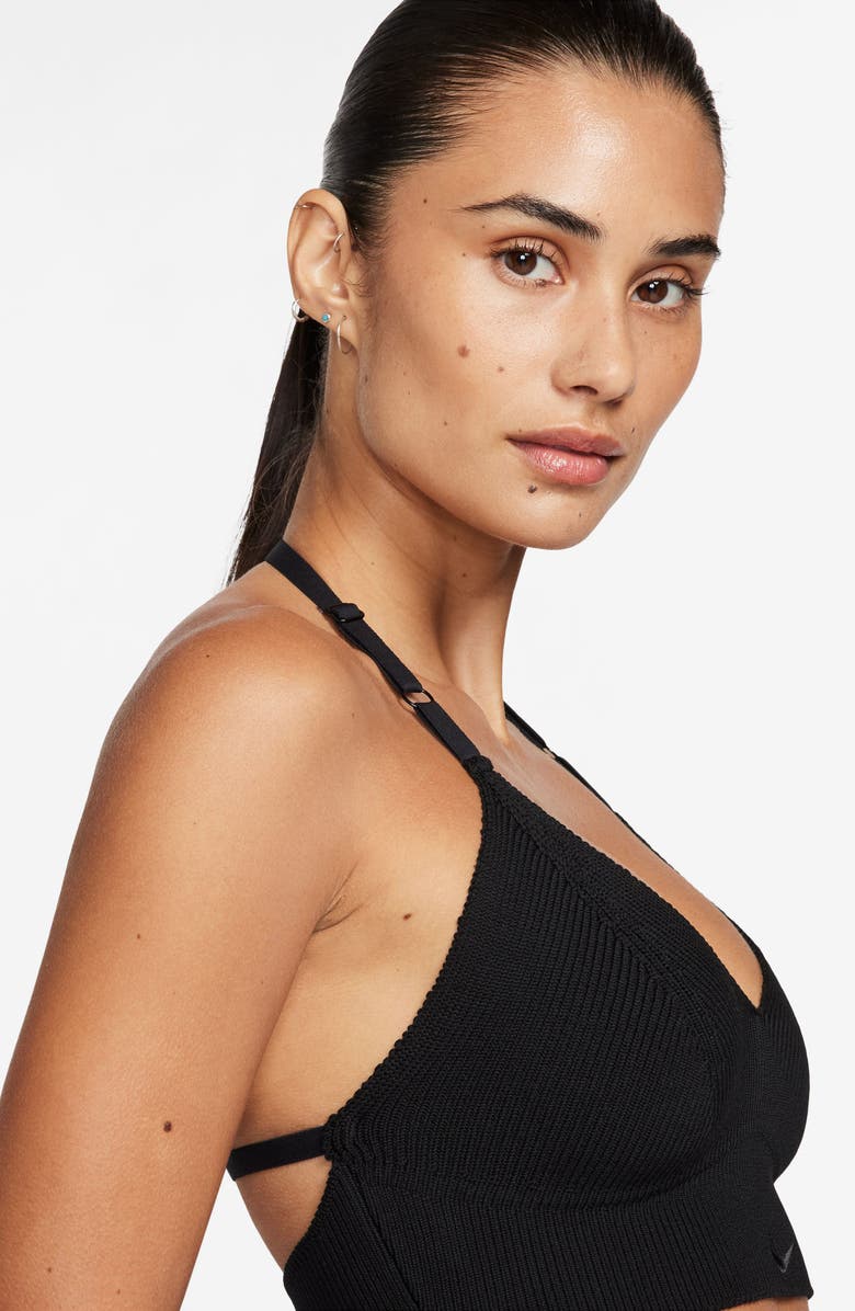 Nike Dri-FIT Sport Lifestyle Rib Sports Bra, Alternate, color, 