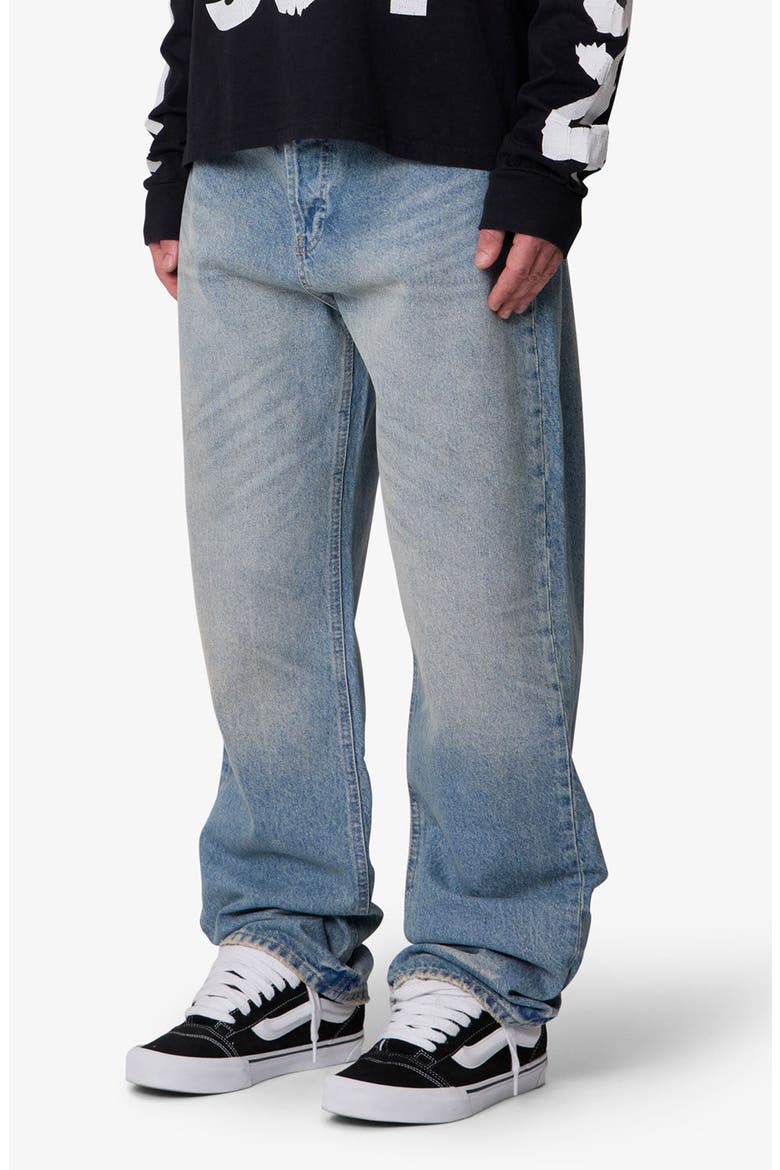 Baggy Denim Jeans, Alternate, color, WESTERN BLUE