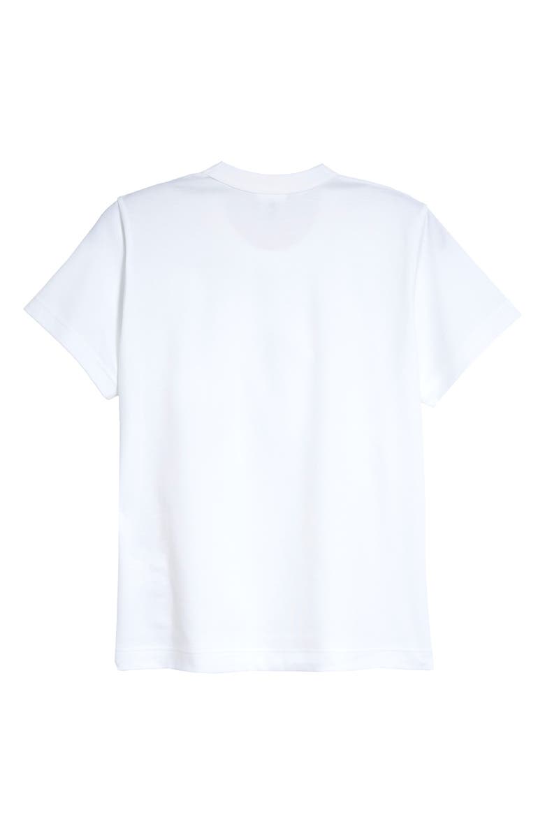 Noir Kei Ninomiya Bow Detail Cotton T-Shirt, Alternate, color, 