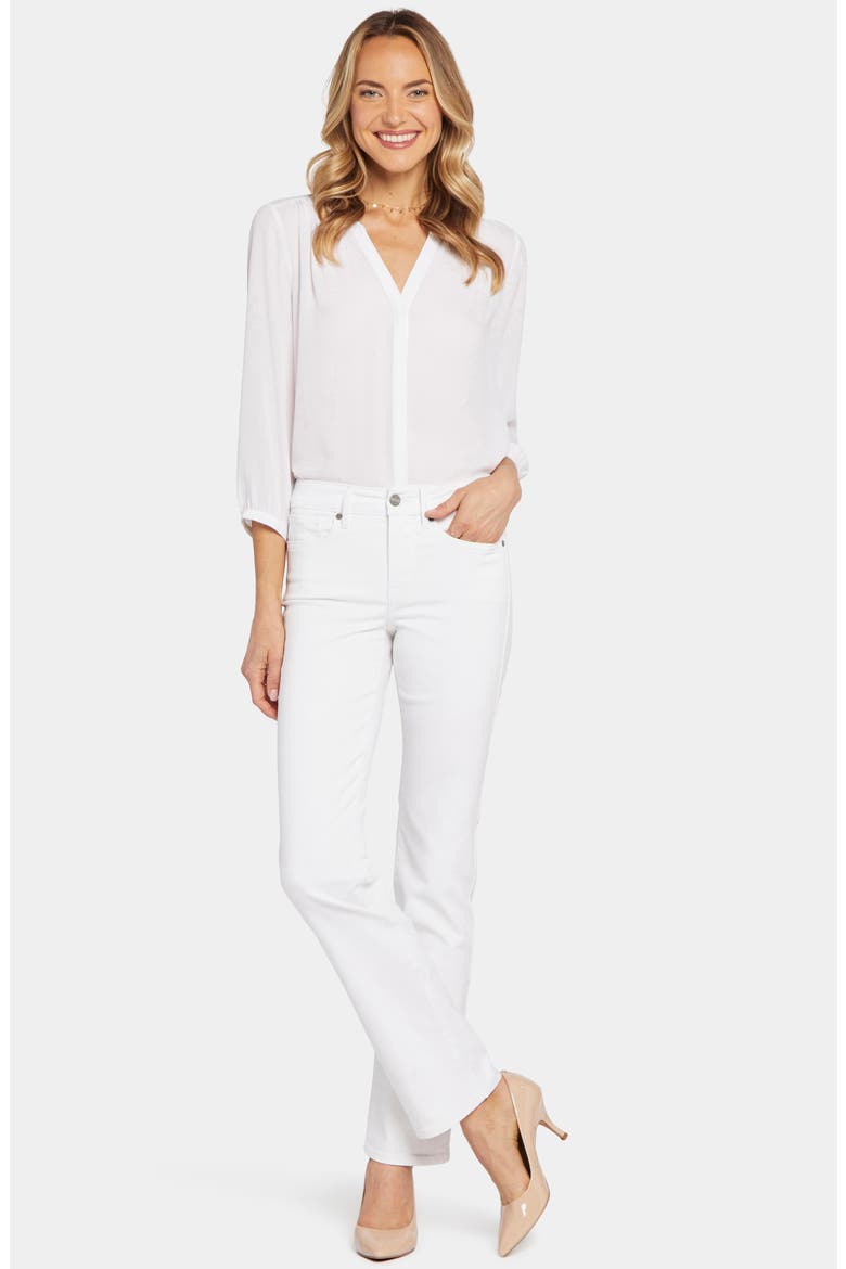 Marilyn Straight Leg Jeans, Alternate, color, OPTIC WHITE