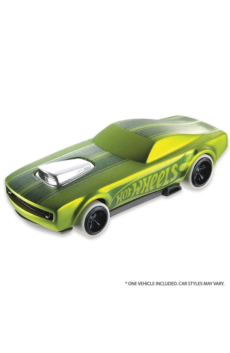 Imaginmat Deluxe Hot Wheels Floor Playmat & Toy Car, 30.5 X 20.5",Kids 3+, Alternate, color, Multicolored