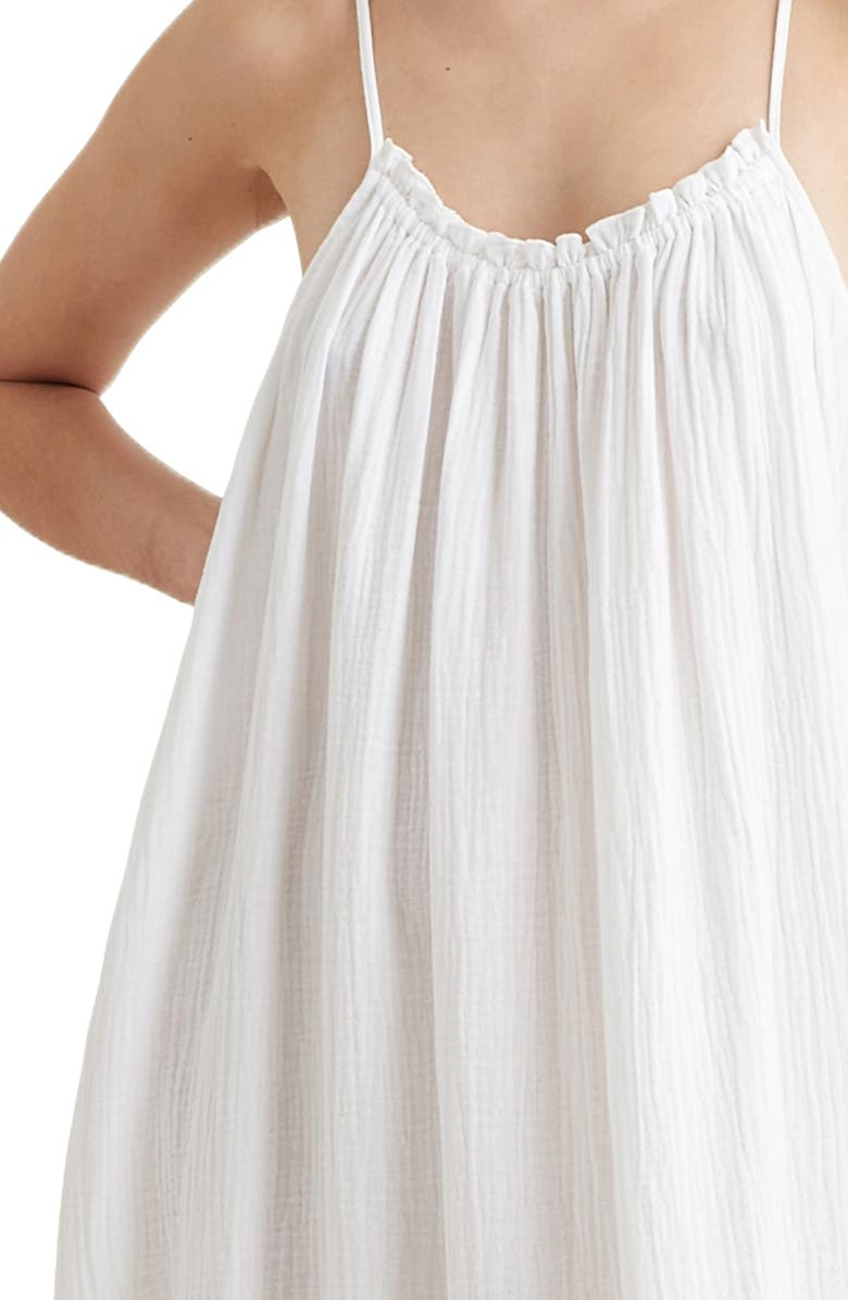 Papinelle Ashley Strappy Cotton Gauze NIghtgown, Alternate, color, 