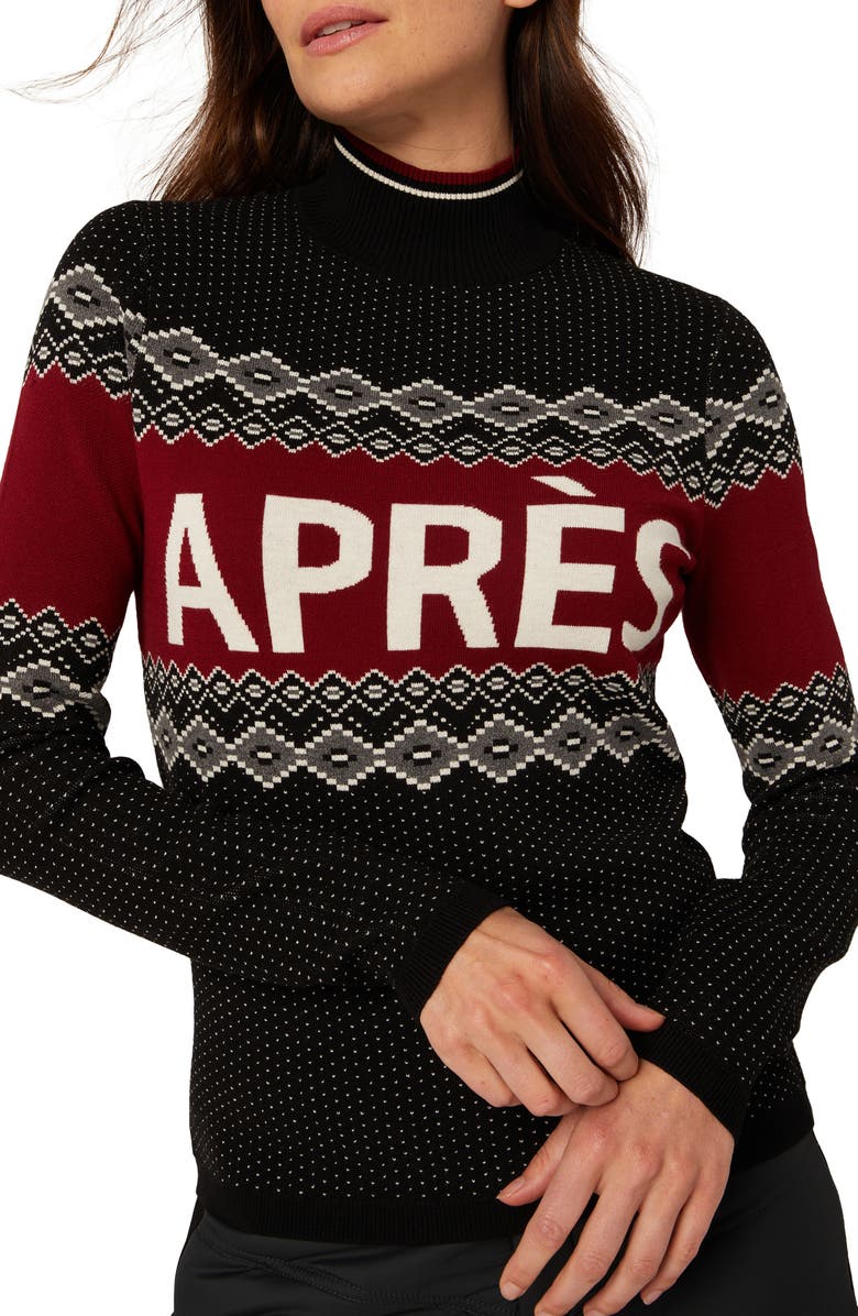 Alp N Rock Aurora II Fair Isle Mock Neck Sweater, Alternate, color,