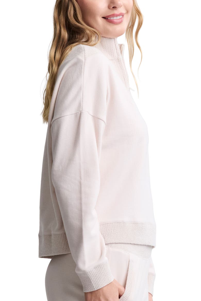 CozyChic® Ultra Lite® Rib Quarter Zip, Alternate, color, SAND DUNE