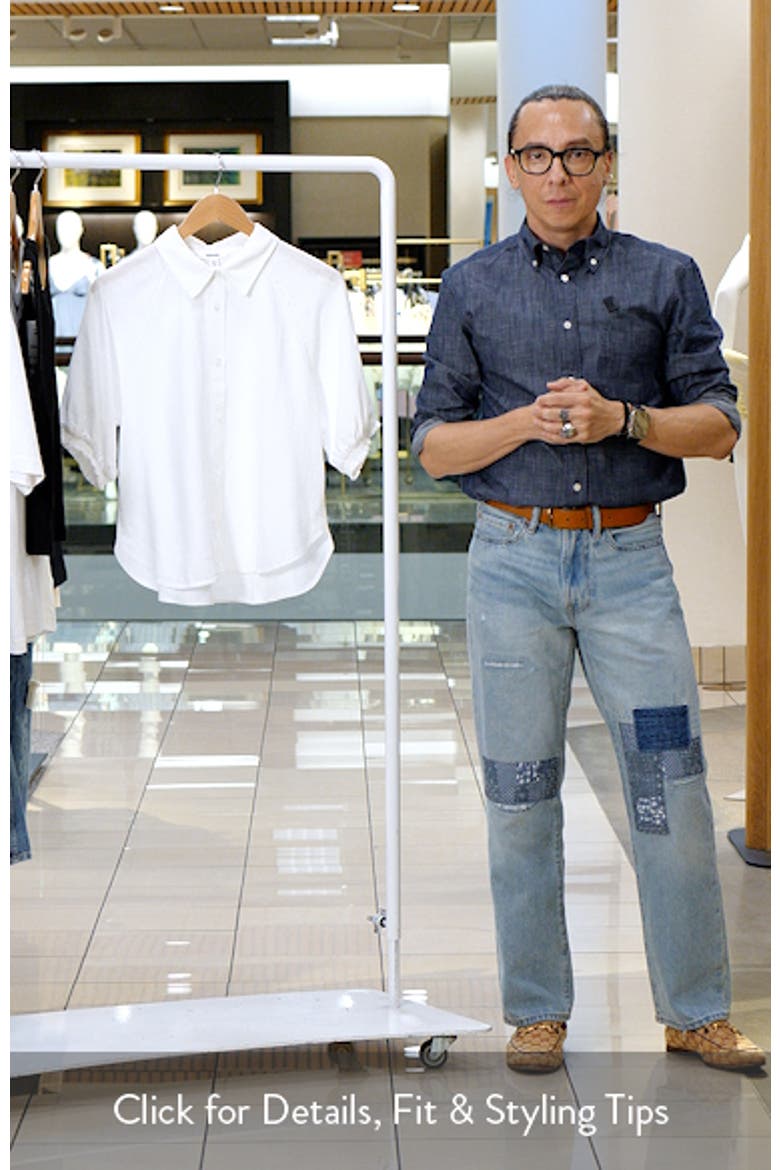Talia Puff Sleeve Button-Up Shirt video