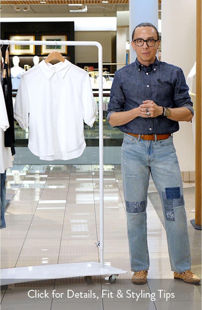 Talia Puff Sleeve Button-Up Shirt, sales video thumbnail