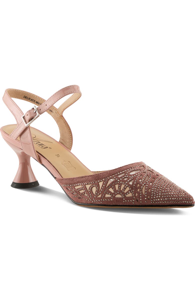 AZURA BY SPRING STEP Delicate Rhinestone Pump, Main, color, Mauve