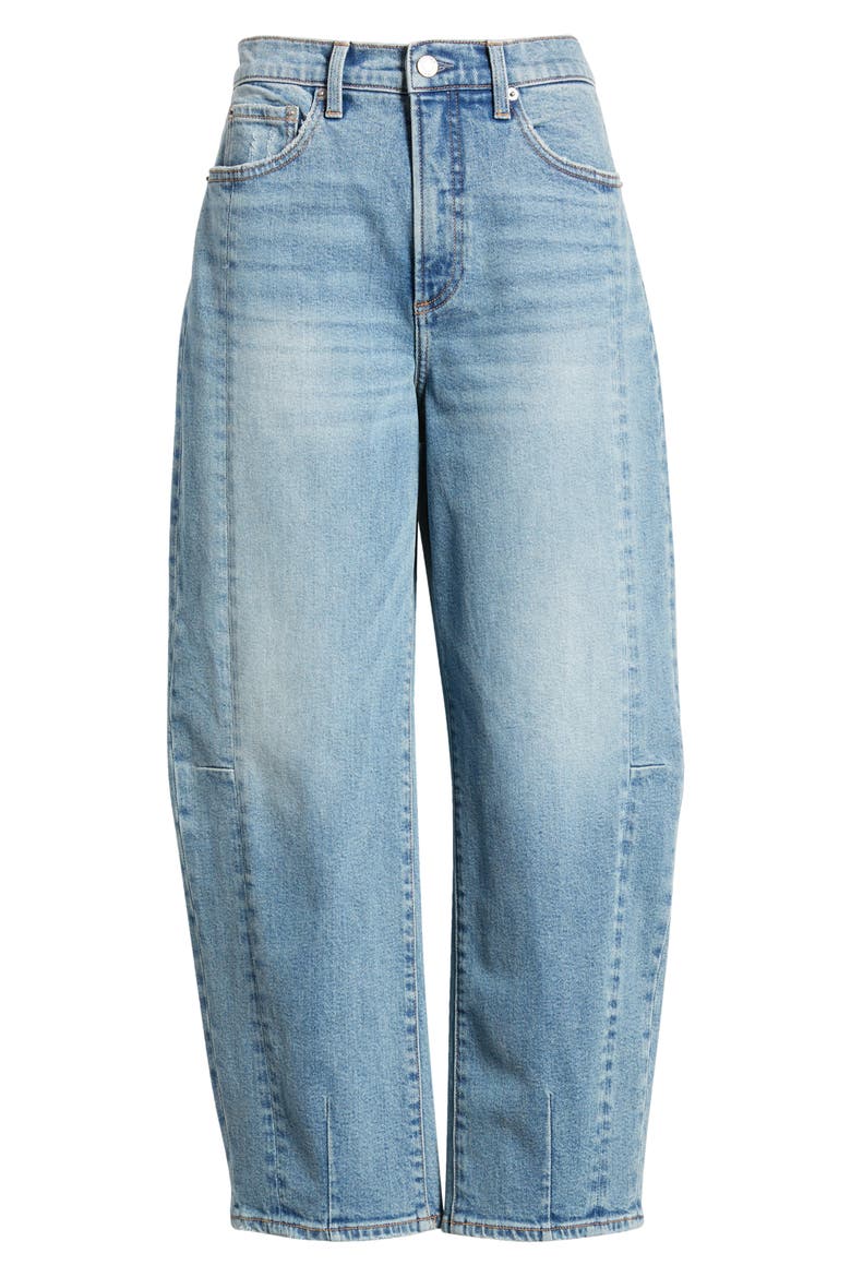 Eli Ankle Barrel Leg Jeans, Alternate, color, SARDINIA