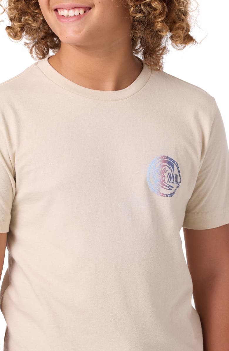 O'Neill Kids' Artifact Cotton Graphic T-Shirt, Alternate, color, Light Khaki