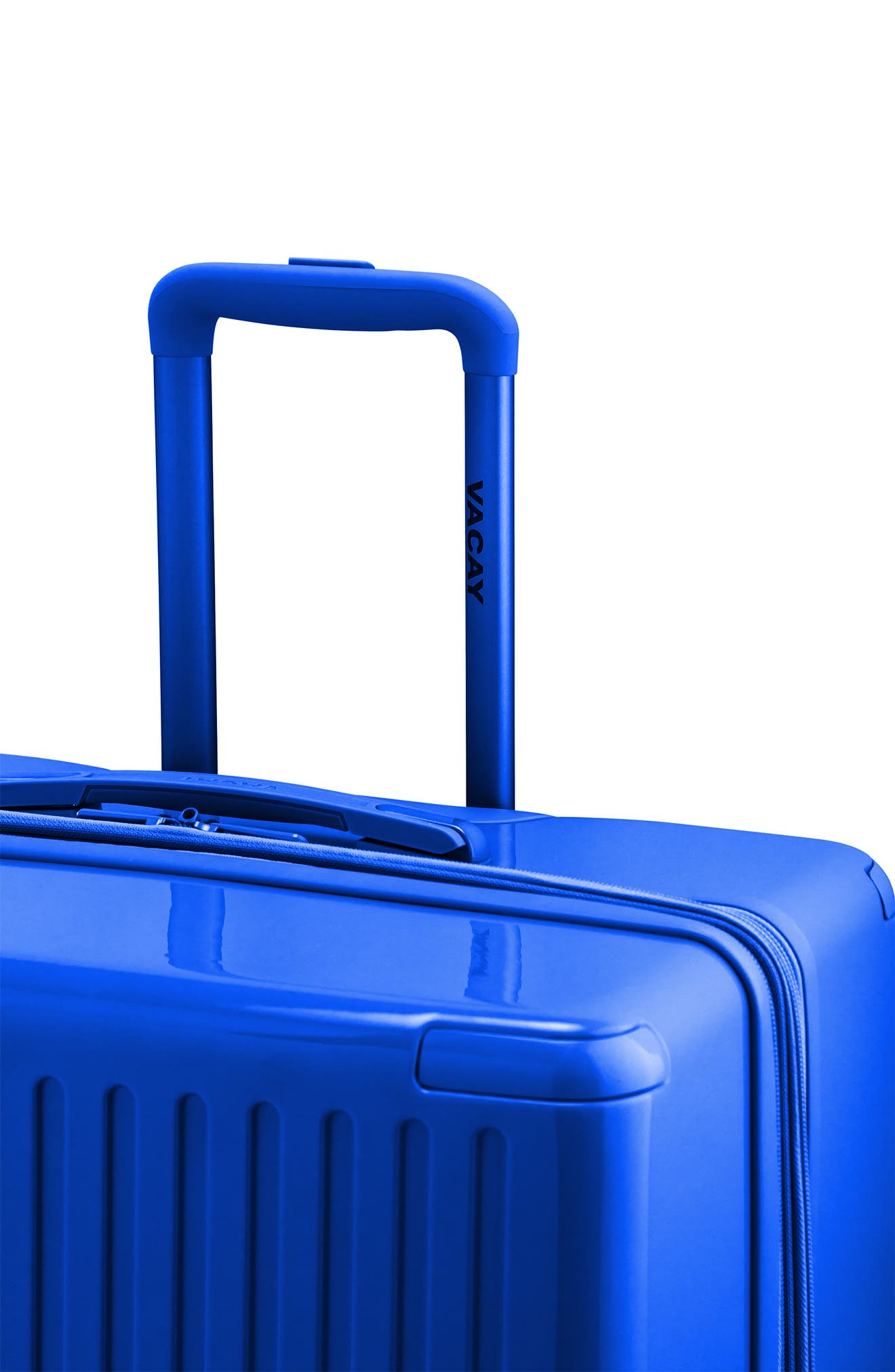 Vacay Radiant Elements Blues 22" Hardside Spinner Suitcase, Alternate, color, 