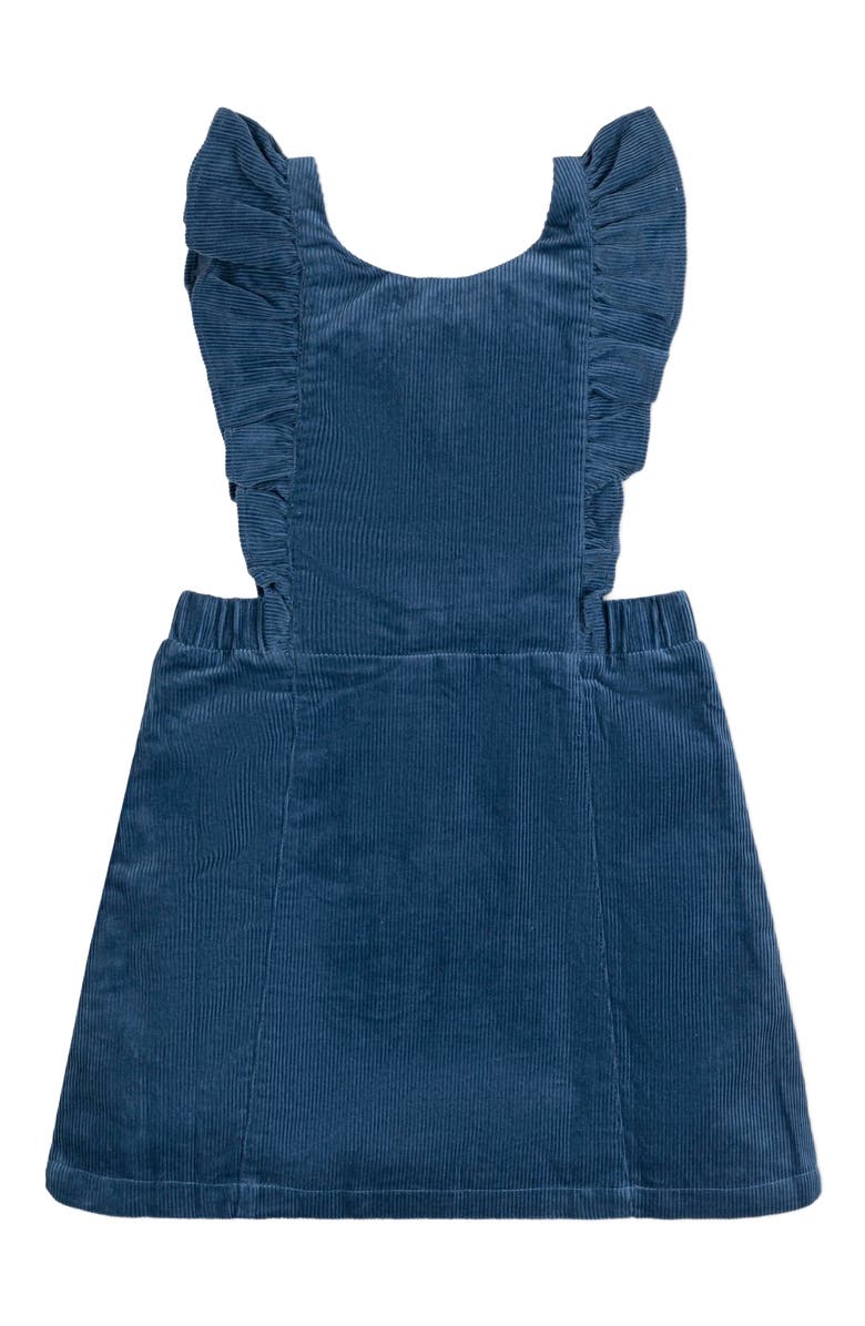 Hope & Henry Girls' Organic Corduroy Ruffle Jumper, Kids, Alternate, color, 